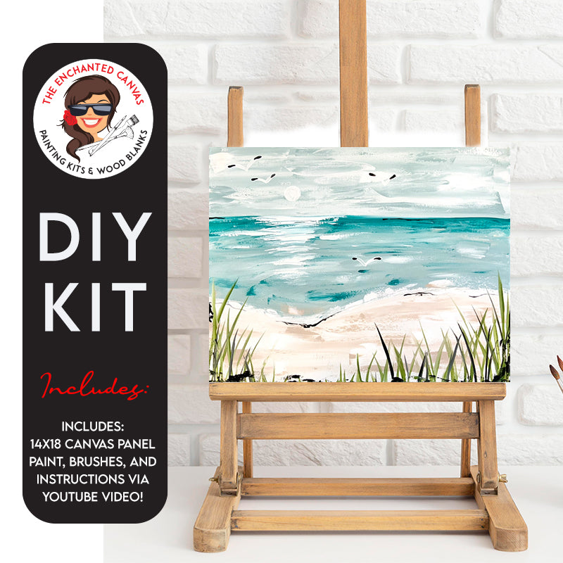 Immerse yourself in the breathtaking beauty of our DIY Scenic Ocean Painting Kit – where the majesty of water comes to life on your canvas! Imagine creating a masterpiece that captures the essence of the ocean's allure, bringing a sense of tranquility to any space.