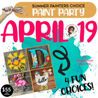 The Happiest Painters Choice Paint Party in Town: Let's Create Together!
