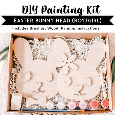 Easter Bunny Wood Painting Kit