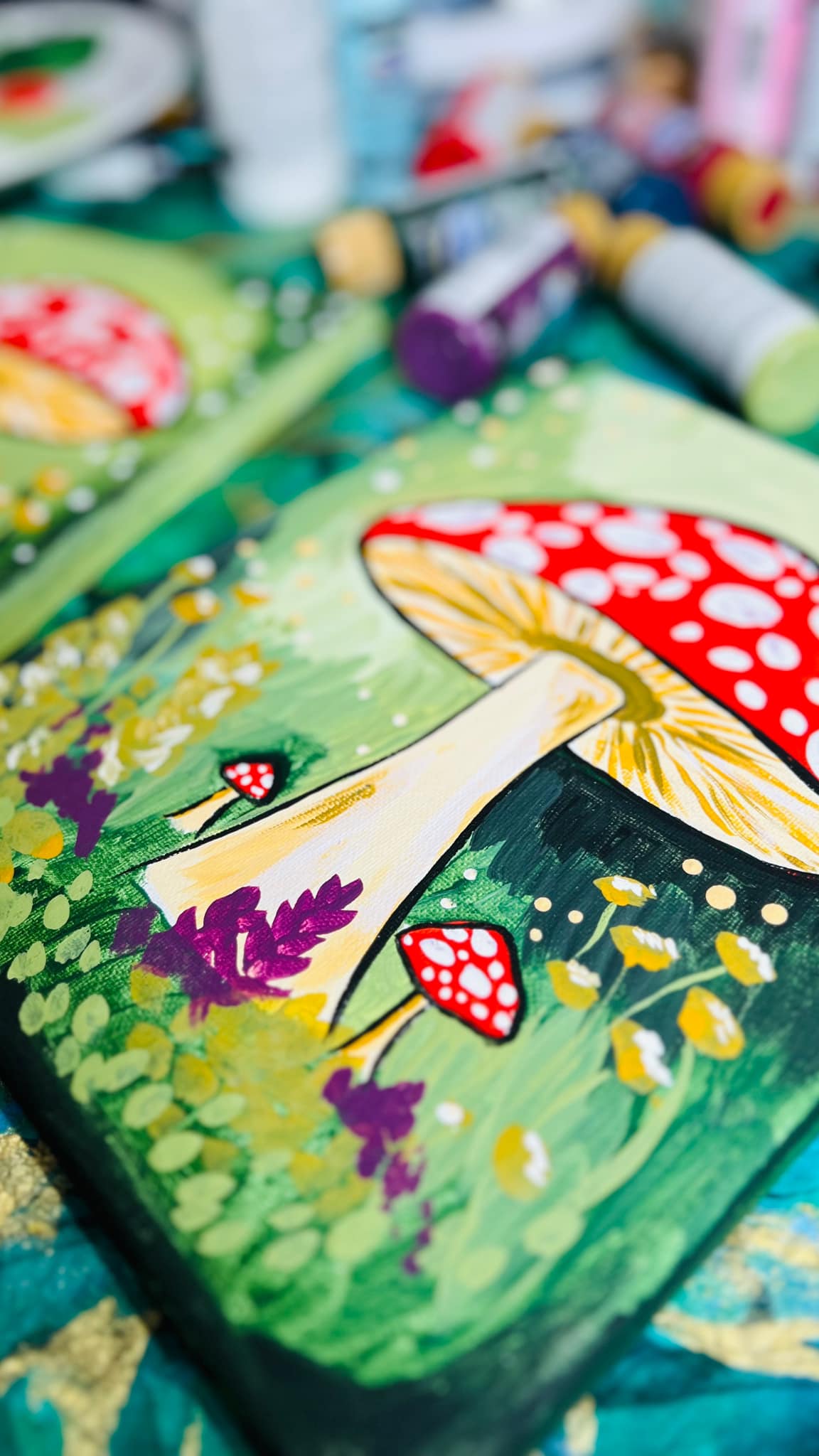 Mushroom Painting Class