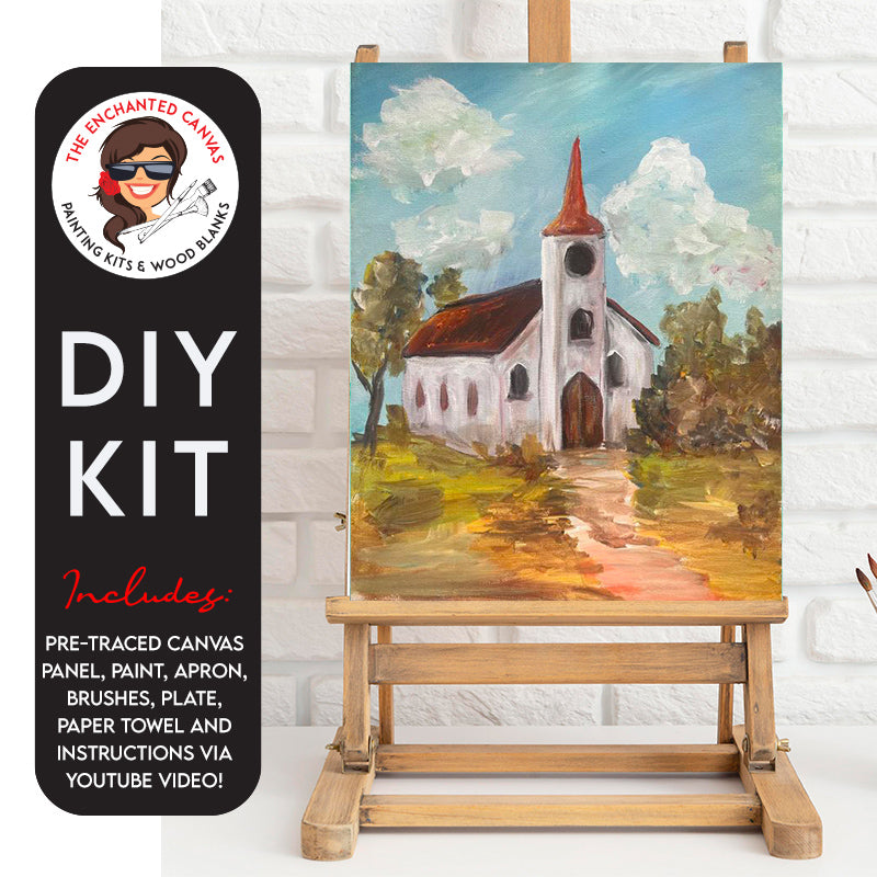 Woodland Chapel DIY Painting Kit