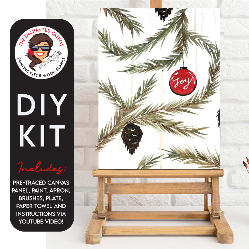 Red Ornament DIY Painting Kit
