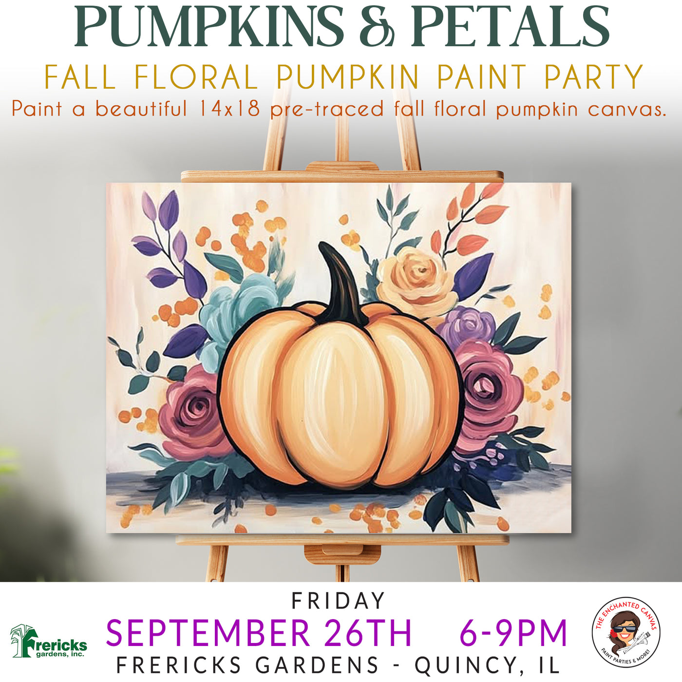 Pumpkins &amp; Petals Paint Night!