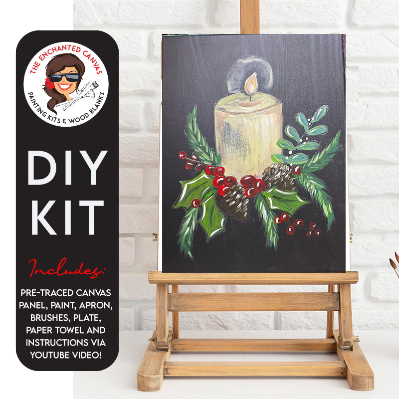 Holiday Candle DIY Painting Kit