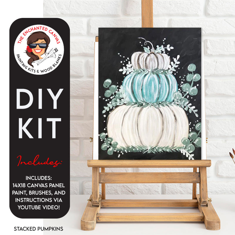 DIY Triple Stacked Pumpkins Painting Kit