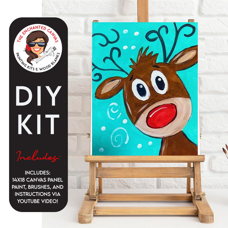 Rudolph the Reindeer DIY Painting Kit