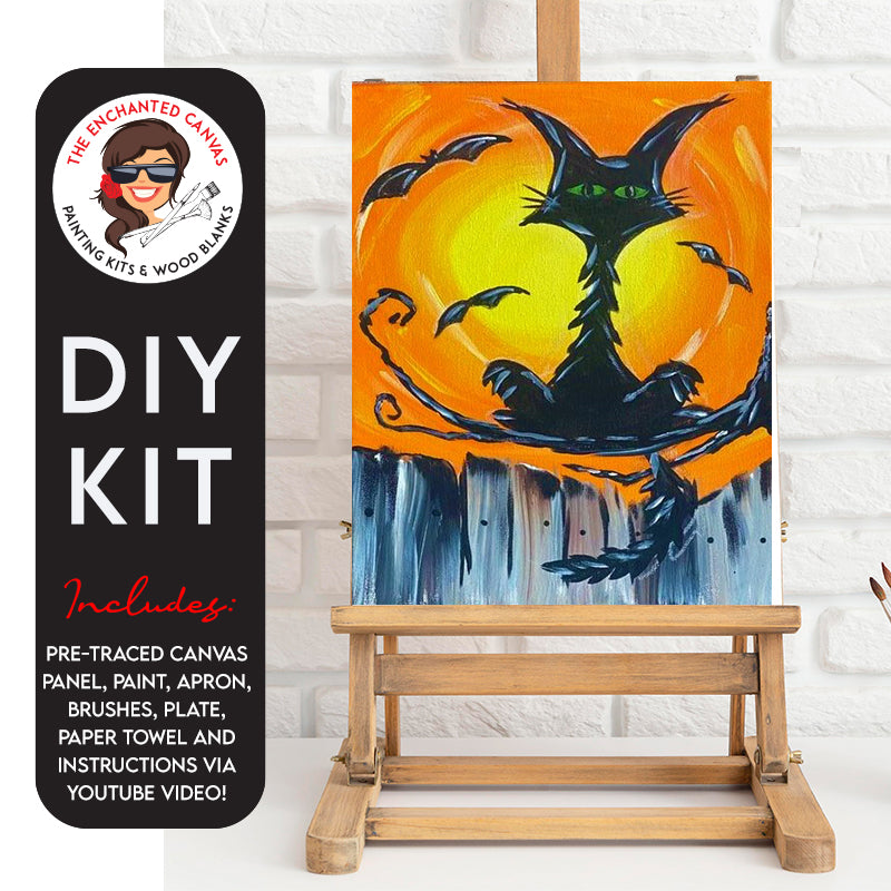Spooky Kitty DIY Painting Kit