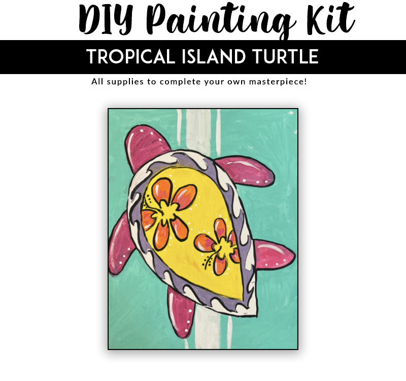 Tropical Island Turtle DIY Painting Kit