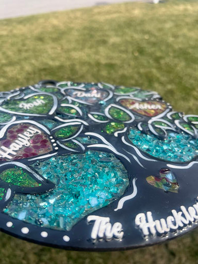 Family Tree Resin Suncatcher