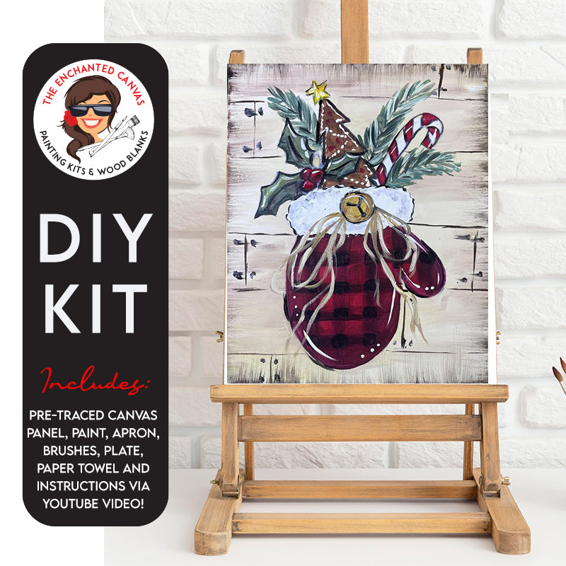 Holiday Mitten DIY Painting Kit