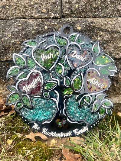 Family Tree Resin Suncatcher