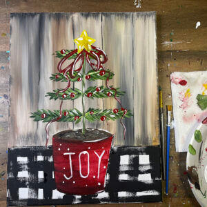 Christmas Tree Topiary DIY Painting Kits