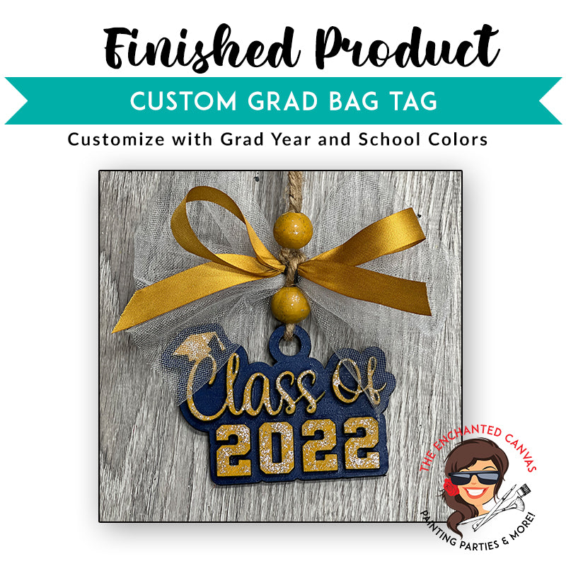 Custom Graduation Bag Tag