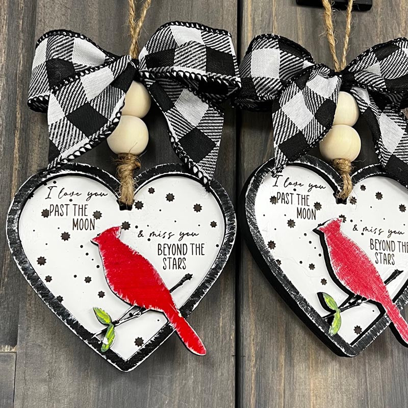 Handmade Memorial Cardinal Ornament