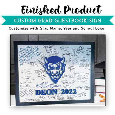 Custom Graduation Guestbook Sign