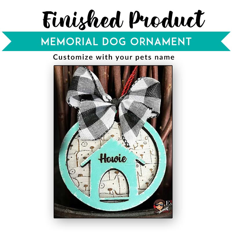 Handmade Pet Dog Memorial Ornament